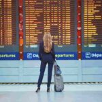 Turista aeroporto