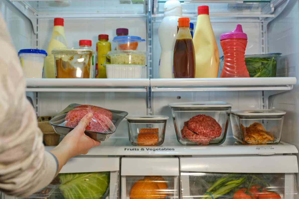 conservare cibo in frigo