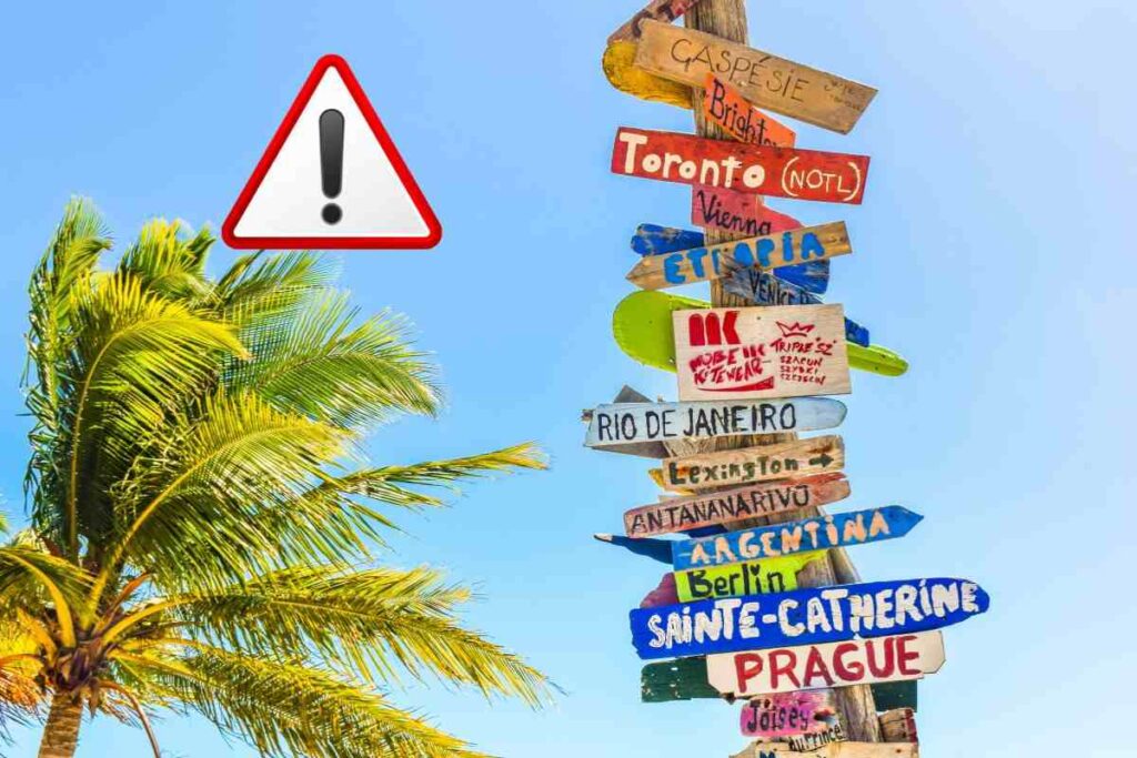 non prenotare la vacanza in questi paesi: è un incubo
